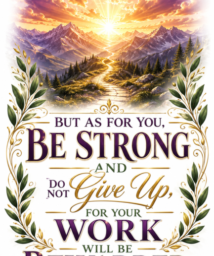But As For You, Be Strong