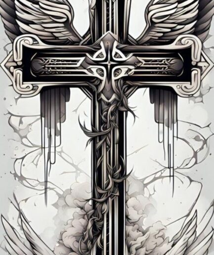 Cross and Wings